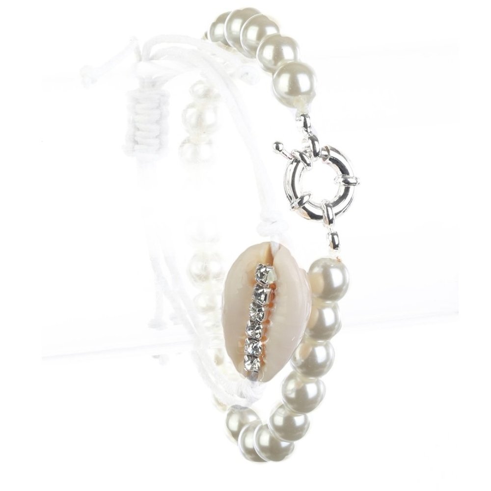 $10 ✿ Cowrie Shell Pearl Bracelet - Picture 2 of 2